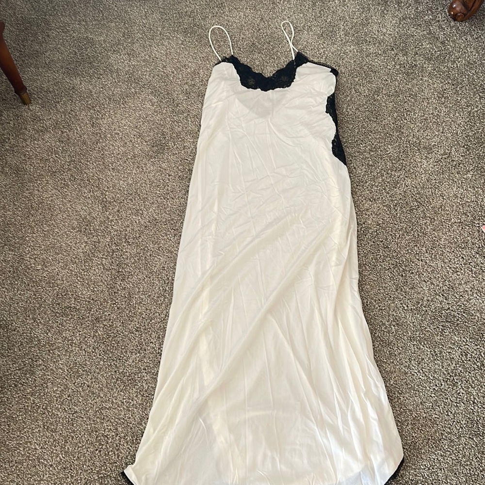 Long vintage slip dress